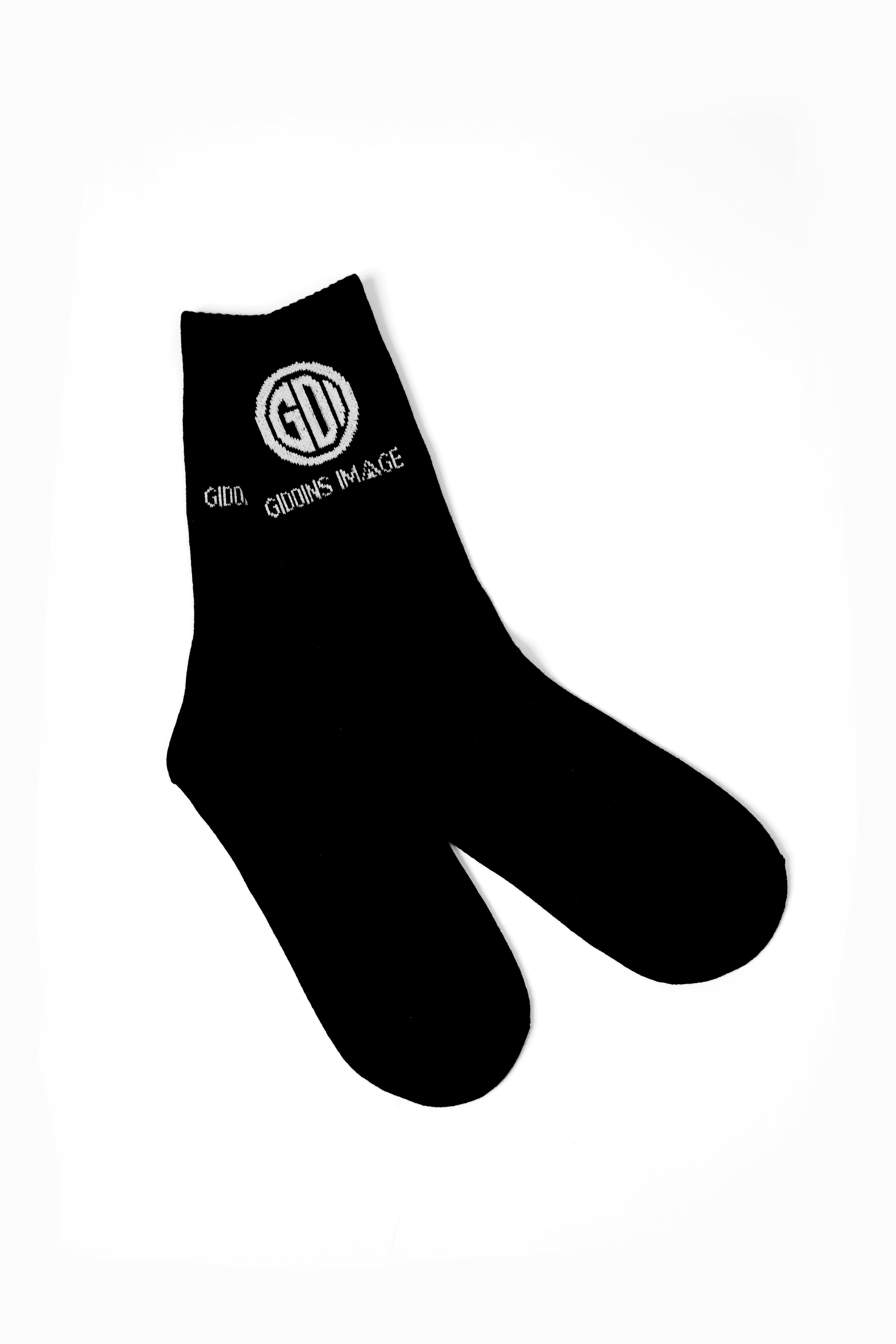 WHITE/BLACK LOGOTYPE SOCKS