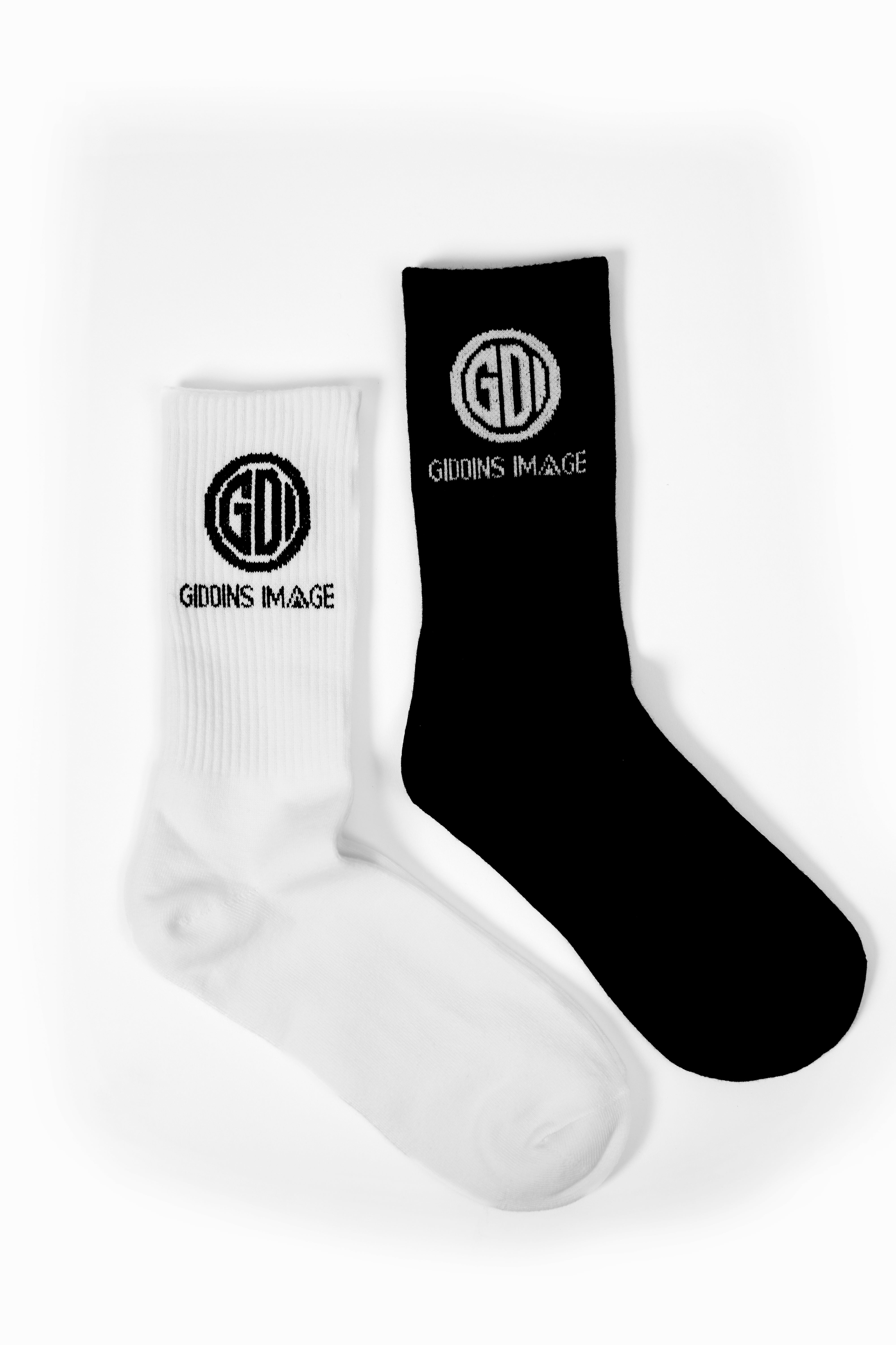 WHITE/BLACK LOGOTYPE SOCKS